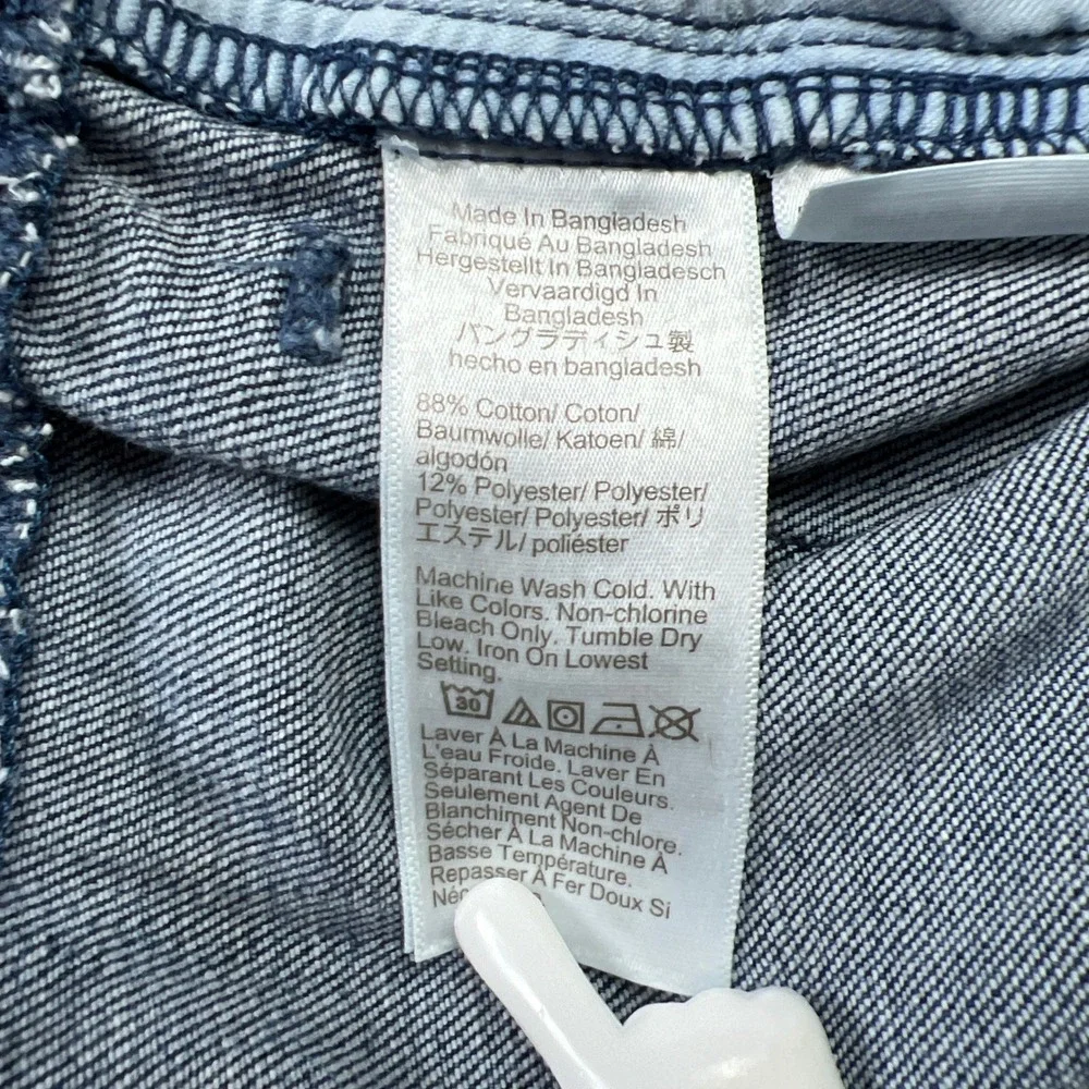 J.Crew Wide Jeans Womens 27 Blue Denim Cotton High Rise Button Fly Medium Wash